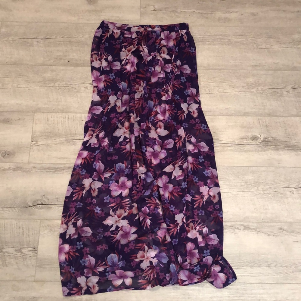 Topical maxi skirt
